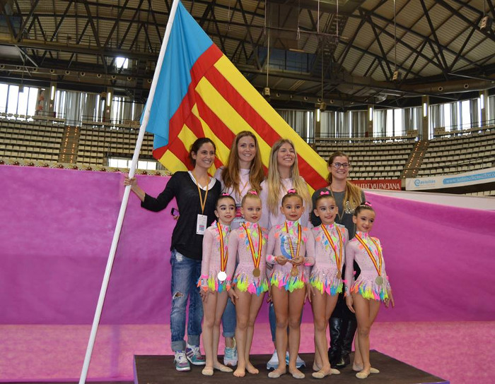 Les gimnastes prebenjamins d’Almussafes es proclamen campiones d’Espanya