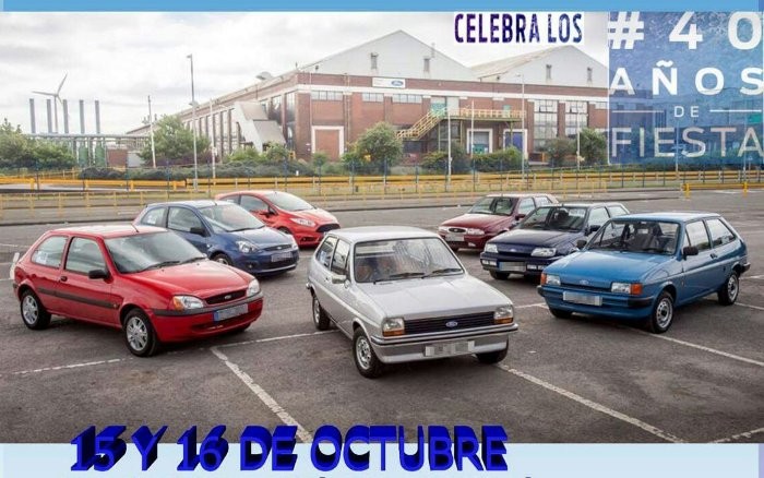El Club Ford Fiesta es reuneix a Almussafes per a celebrar el 40 aniversari del vehicle
