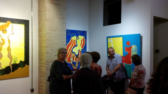 L’artista polifacètic Vicent Jarque exposa a Favara part de la seua obra pictòrica